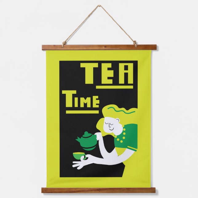Tapisserie Suspendue Poster Tea Wall Art (Recto)