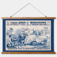 Poster vintage John Robinson Circus