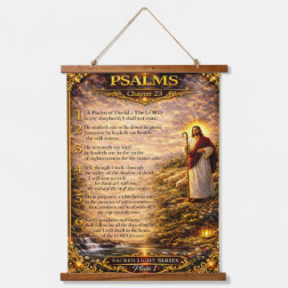 Tapisserie Suspendue Psalm 23,The Lord Is My Shepherd Sacred art