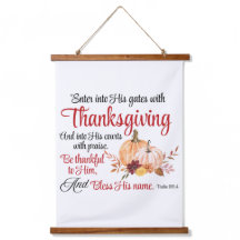 Psaume 100:4 Entre dans ses portes avec Thanksgivi