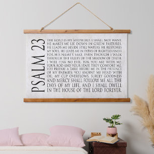 Tapisserie Suspendue Psaume 23 Le Seigneur est mon berger Horizontal