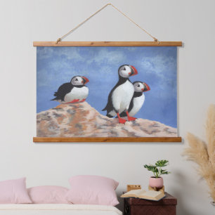 Tapisserie Suspendue Puffin Trio