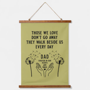 Tapisserie Suspendue Réception funéraire en mémoire