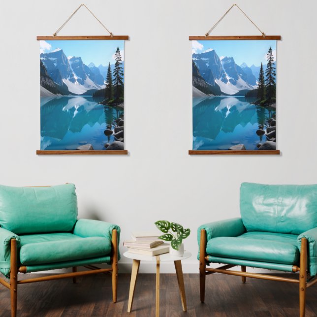 Tapisserie Suspendue Reflections of Serenity (Salon)