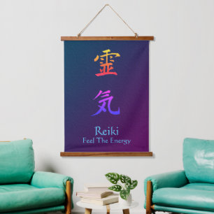 Tapisserie Suspendue Reiki Sentez L'Arc En Ciel Énergétique