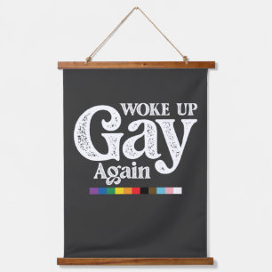 Tapisserie Suspendue Réveillé Gay Encore Une Fois Soutien Fierté LGBT