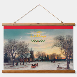 Tapisserie Suspendue Réveillon de Noël