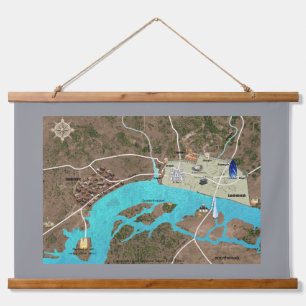 Tapisserie Suspendue Roman & Viking London Tapestry