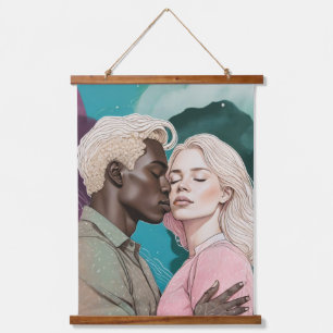 Tapisserie Suspendue Romance cosmique