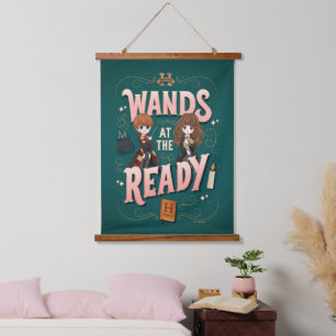 Tapisserie Suspendue Ron & Hermione Wands au Ready