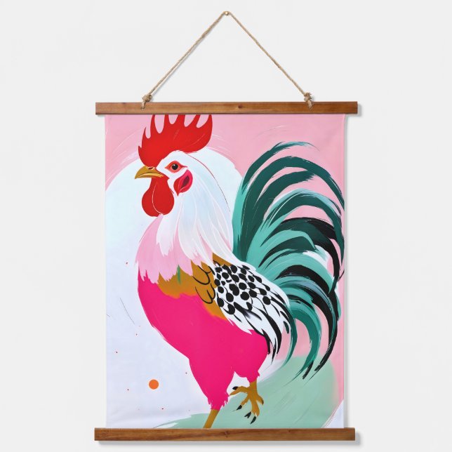 Tapisserie Suspendue Rooster (Recto)