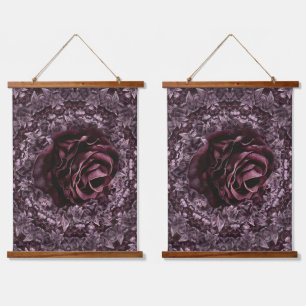 Tapisserie Suspendue Rose Mandala 