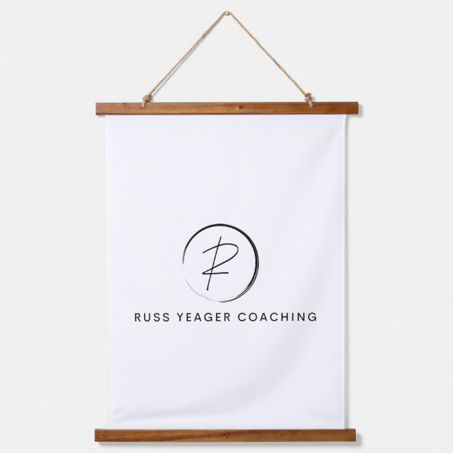 Tapisserie Suspendue Russ Yeager Coaching Signature Logo (Recto)