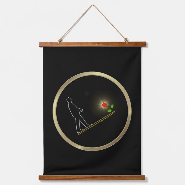 Tapisserie Suspendue Sac à cadeau minimal art (Recto)