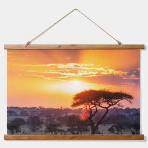 Tapisserie Suspendue Safari dans le parc national du Serengeti