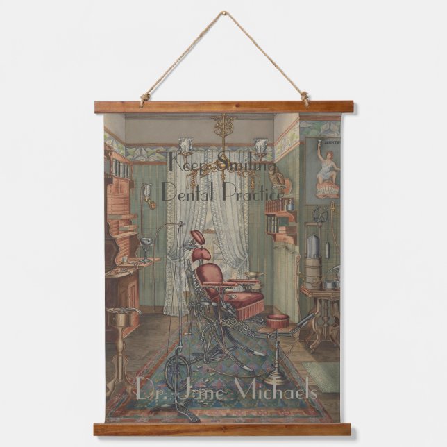 Tapisserie Suspendue Salle d'opération dentaire Pratique dentaire (Recto)