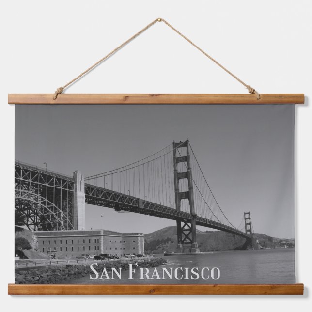 Tapisserie Suspendue San Francisco Skyline | SF Gloden Gate Bridge (Devant)