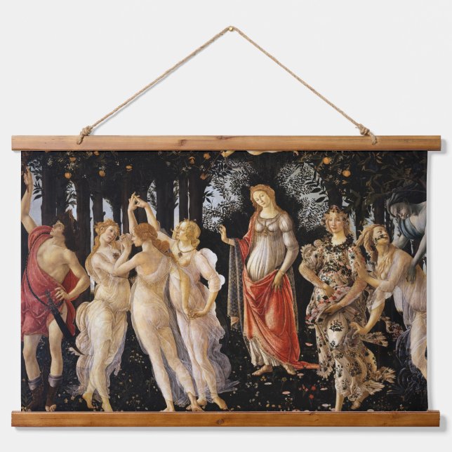 Tapisserie Suspendue Sandro Botticelli - La Primavera (Devant)