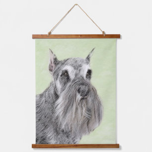 Tapisserie Suspendue Schnauzer (Giant, Standard) Peinture - Chien Art