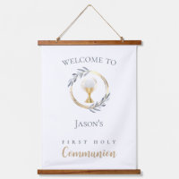 Signe de bienvenue de la première sainte communion