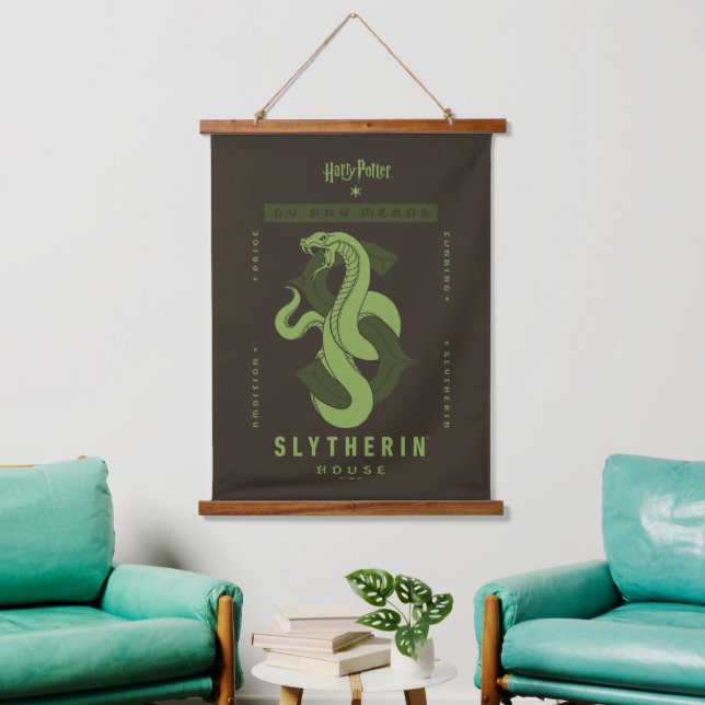 Tapisserie Suspendue SLYTHERIN™ Maison Par Tous Les Moyens (Salon)