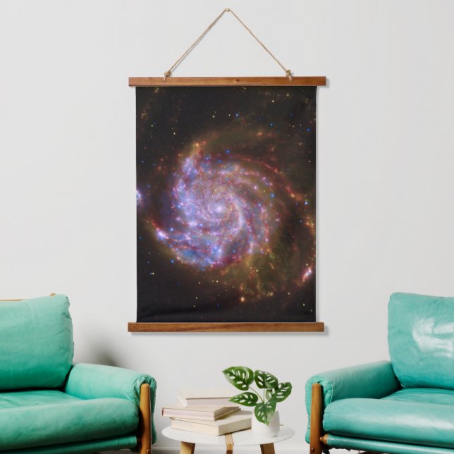 Tapisserie Suspendue Starbirth in the Pinwheel : Galaxy M101 (Salon)