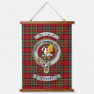 Tapisserie Suspendue Stewart Clan Badge & Tartan