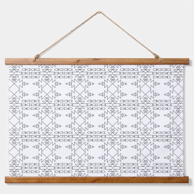 Tapisserie Suspendue Style Sud-Ouest Ligne Art Vous Couleur (Devant)