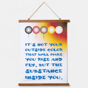 Tapisserie Suspendue Substance interne d'une couleur externe