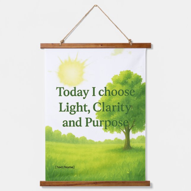 Tapisserie Suspendue Summer Day Motivational Tapestry – Light/Clarity  (Recto)