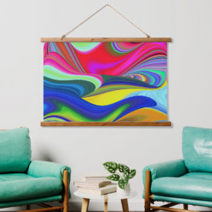 Tapisserie Suspendue Summerrainbow, Rainbowart 3D Abstrait