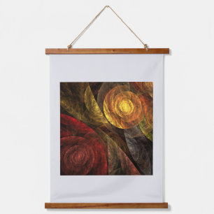 Tapisserie Suspendue Sun Flower Floral Moderne Art Motif Abstrait