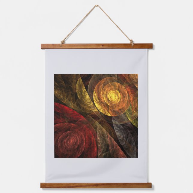 Tapisserie Suspendue Sun Flower Floral Moderne Art Motif Abstrait (Recto)