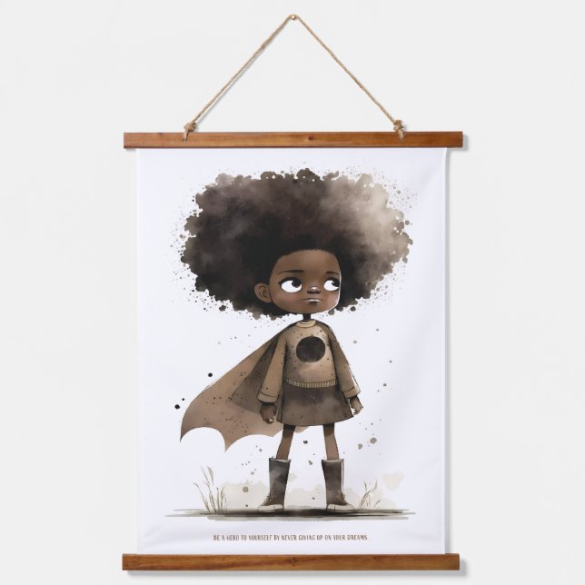 Tapisserie Suspendue Super héros (Recto)