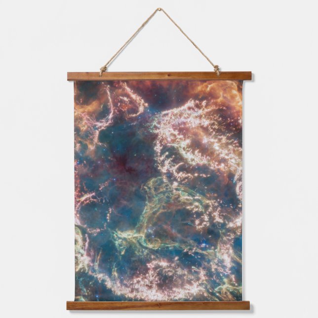 Tapisserie Suspendue Supernova Resnant Cassiopée A. (Recto)