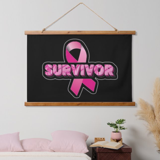 Tapisserie Suspendue Survivant du cancer du sein (Chambre à coucher)