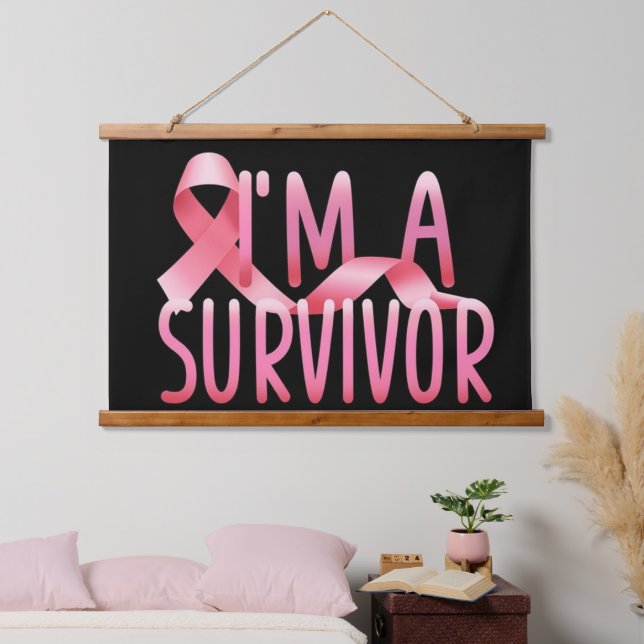Tapisserie Suspendue Survivant du cancer du sein (Chambre à coucher)