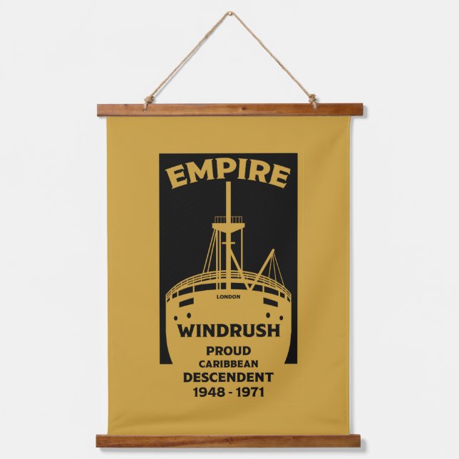 Tapisserie Suspendue T-shirt Windrush Génération (Recto)