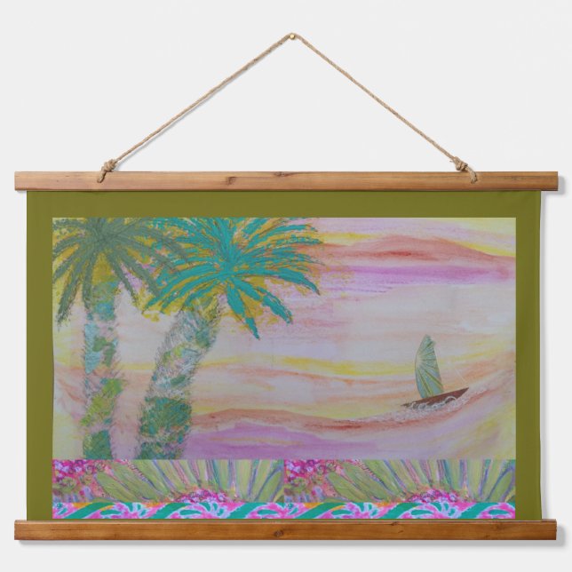 Tapisserie Suspendue Tapestry - Sailing Alone (Devant)