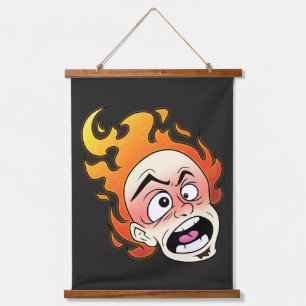 Tapisserie Suspendue Tête de feu Scovillelicical bois tapissé tapisseri