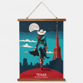 Tapisserie Suspendue Texas Travel : L'esprit d'aventure