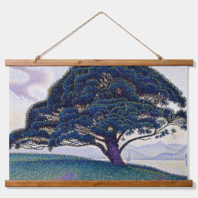 Tapisserie Suspendue The Bonaventure Pine, Oil Painting, Paul Signac (Devant)