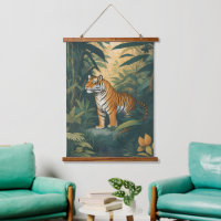 Tigre majestueux dans la Jungle Elégant Art de la 