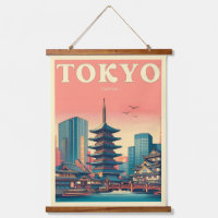 Tokyo Japon Voyage RETRO cadeaux de cartes magnifi