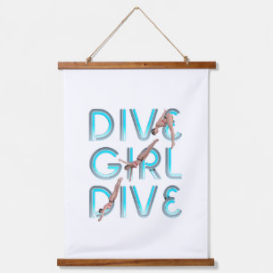 Tapisserie Suspendue TOP Dive Girl Dive