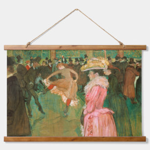 Tapisserie Suspendue Toulouse-Lautrec - Au Moulin Rouge, la danse