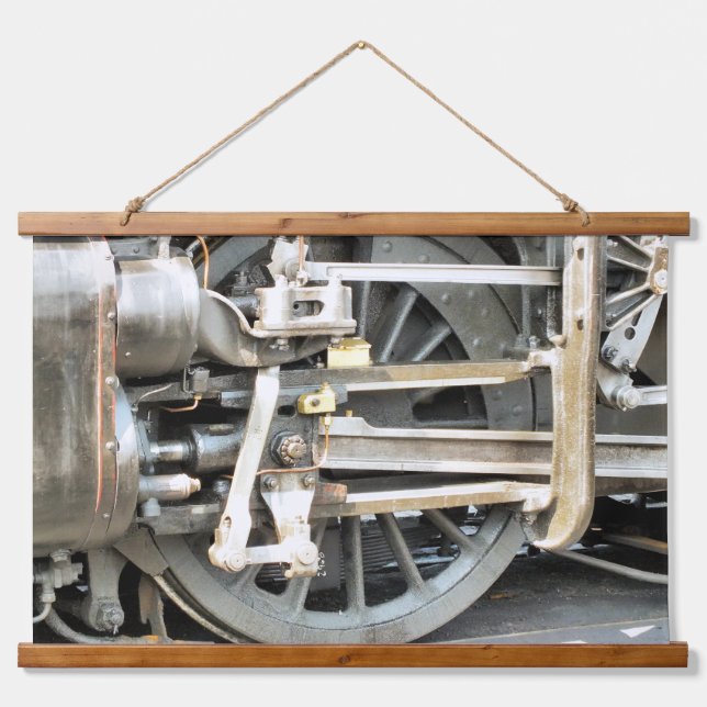 TAPISSERIE SUSPENDUE TRAINS À VAPEUR (Devant)