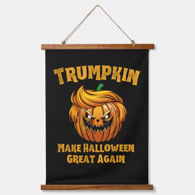 Tapisserie Suspendue Trumpkin Rendre Halloween grande à nouveau drôle p (Recto)
