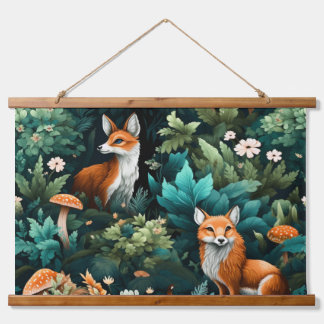 Tapisserie Suspendue Twilight Forest Friends Botanical