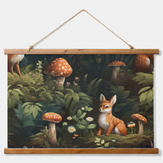 Tapisserie Suspendue Twilight Forest Friends Botanical